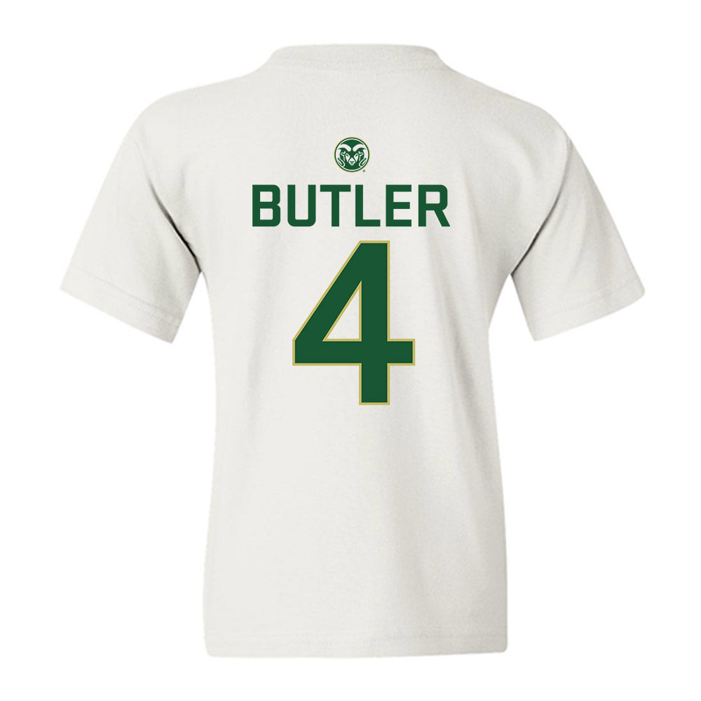 Colorado State - NCAA Men's Basketball : Jase Butler - Youth T-Shirt-1