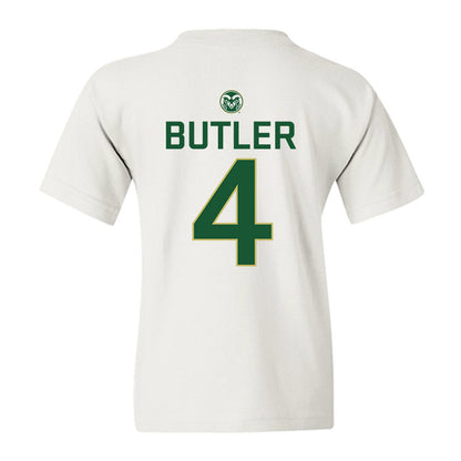 Colorado State - NCAA Men's Basketball : Jase Butler - Youth T-Shirt-1