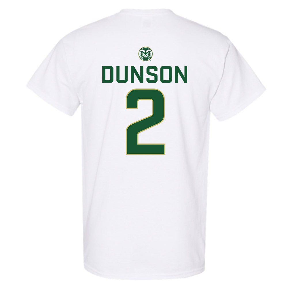 Colorado State - NCAA Men's Basketball : Pops Dunson - T-Shirt-1