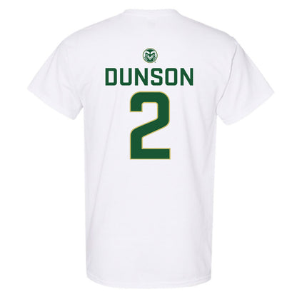 Colorado State - NCAA Men's Basketball : Pops Dunson - T-Shirt-1