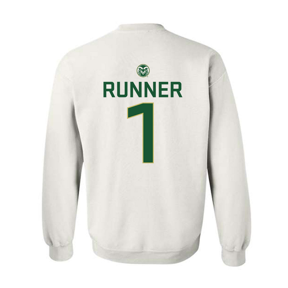 Colorado State - NCAA Women's Basketball : Camryn Runner - Crewneck Sweatshirt-1