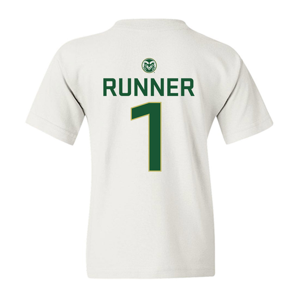 Colorado State - NCAA Women's Basketball : Camryn Runner - Youth T-Shirt-1