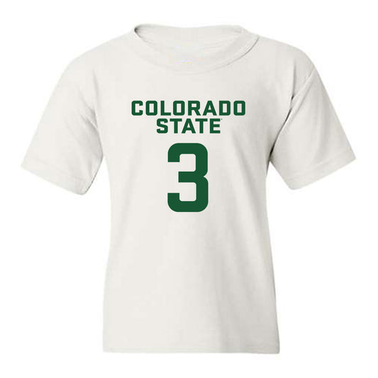 Colorado State - NCAA Women's Basketball : Elsie Larsen - Youth T-Shirt-0