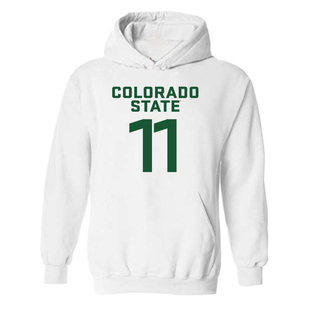 Colorado State - NCAA Women's Basketball : Gianna Smith - Hooded Sweatshirt-0