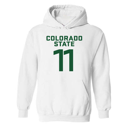 Colorado State - NCAA Women's Basketball : Gianna Smith - Hooded Sweatshirt-0