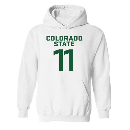 Colorado State - NCAA Women's Basketball : Gianna Smith - Hooded Sweatshirt-0