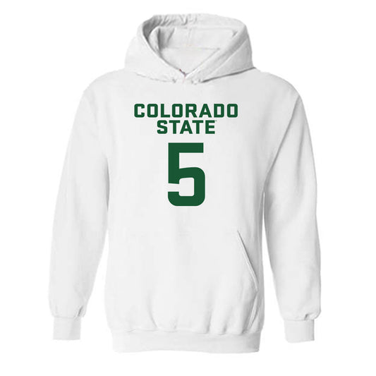 Colorado State - NCAA Men's Basketball : Jonathan Mekonnen - Hooded Sweatshirt-0
