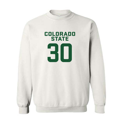Colorado State - NCAA Men's Basketball : Charlie Dortch - Crewneck Sweatshirt-0