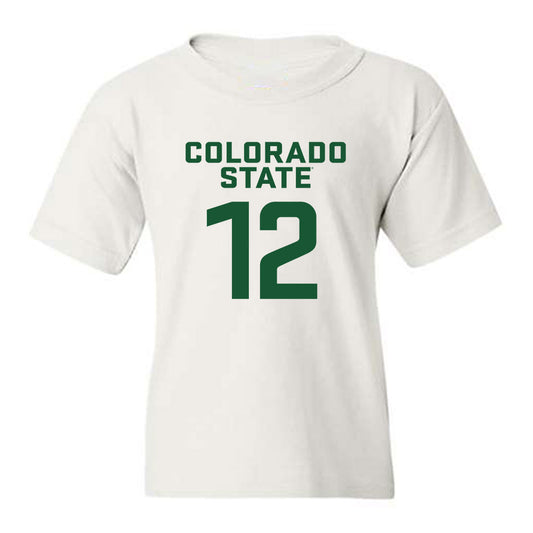 Colorado State - NCAA Women's Basketball : Kyla Hollier - Youth T-Shirt-0