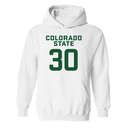 Colorado State - NCAA Men's Basketball : Charlie Dortch - Hooded Sweatshirt-0