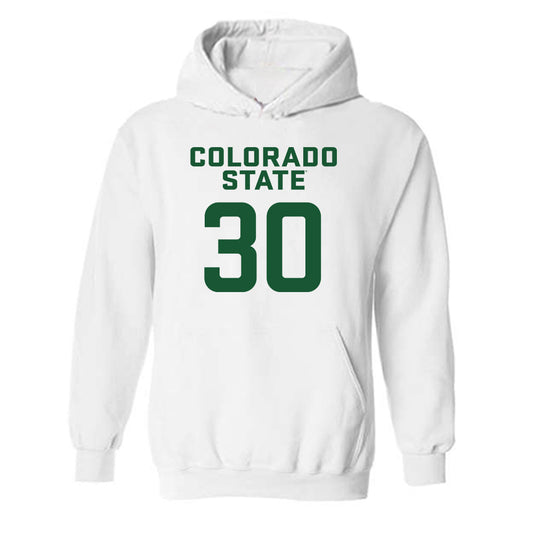 Colorado State - NCAA Men's Basketball : Charlie Dortch - Hooded Sweatshirt-0