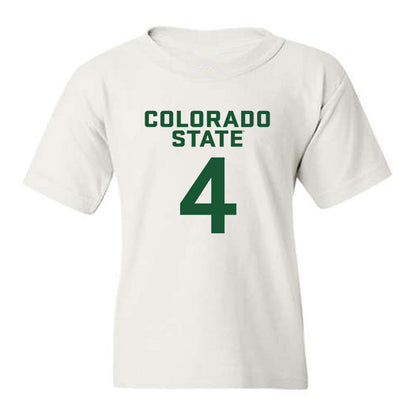 Colorado State - NCAA Men's Basketball : Jase Butler - Youth T-Shirt-0