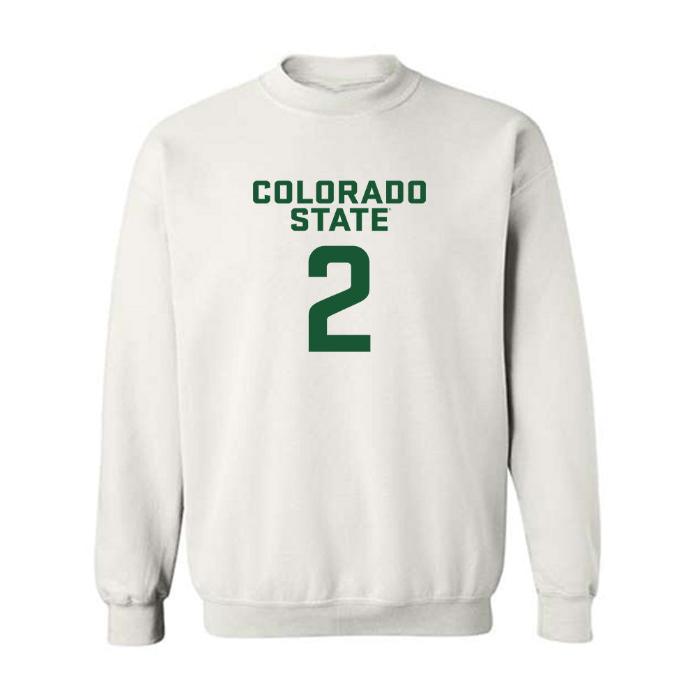 Colorado State - NCAA Men's Basketball : Pops Dunson - Crewneck Sweatshirt-0