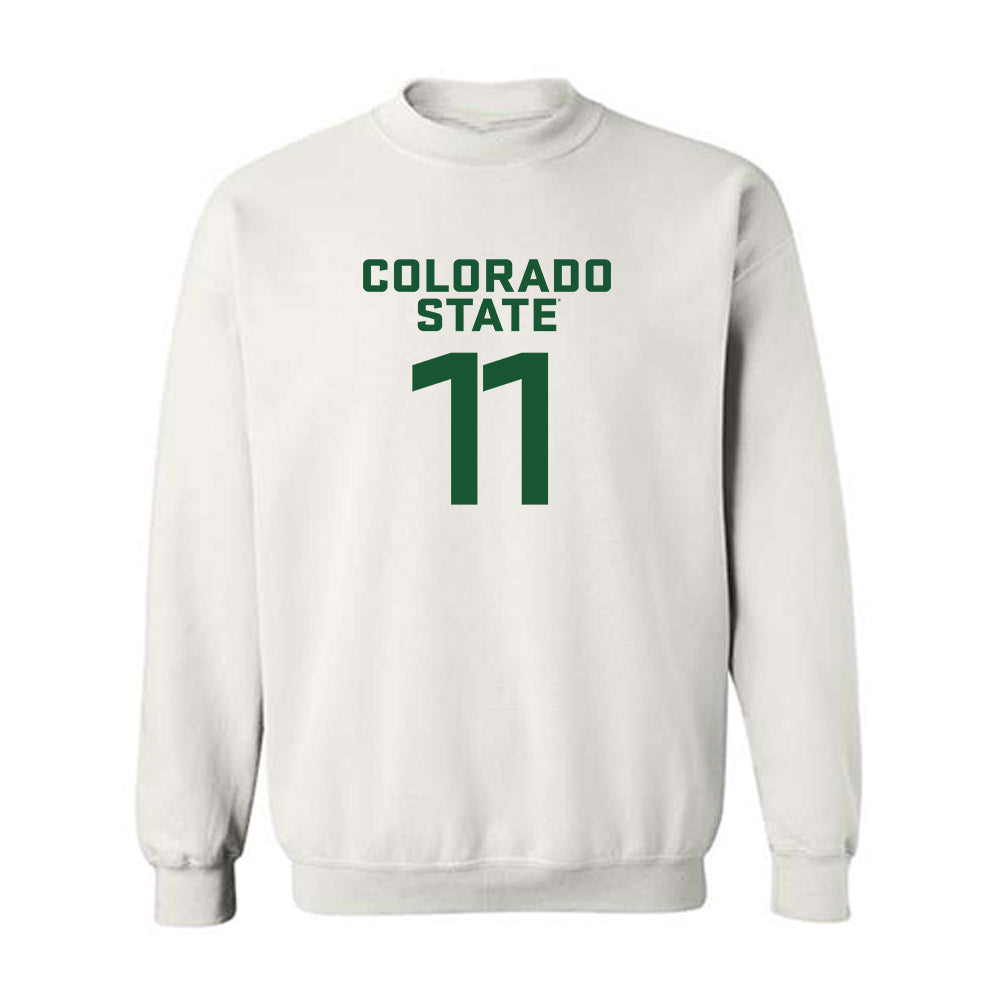 Colorado State - NCAA Women's Basketball : Gianna Smith - Crewneck Sweatshirt-0
