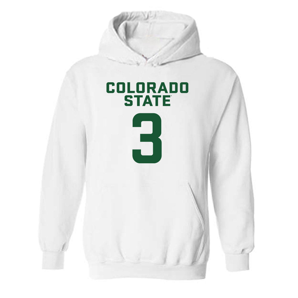 Colorado State - NCAA Women's Basketball : Elsie Larsen - Hooded Sweatshirt-0