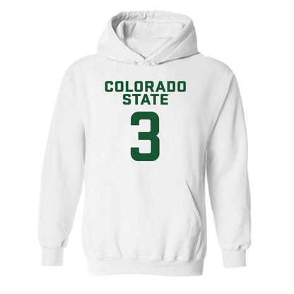 Colorado State - NCAA Women's Basketball : Elsie Larsen - Hooded Sweatshirt-0
