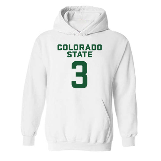 Colorado State - NCAA Women's Basketball : Elsie Larsen - Hooded Sweatshirt-0