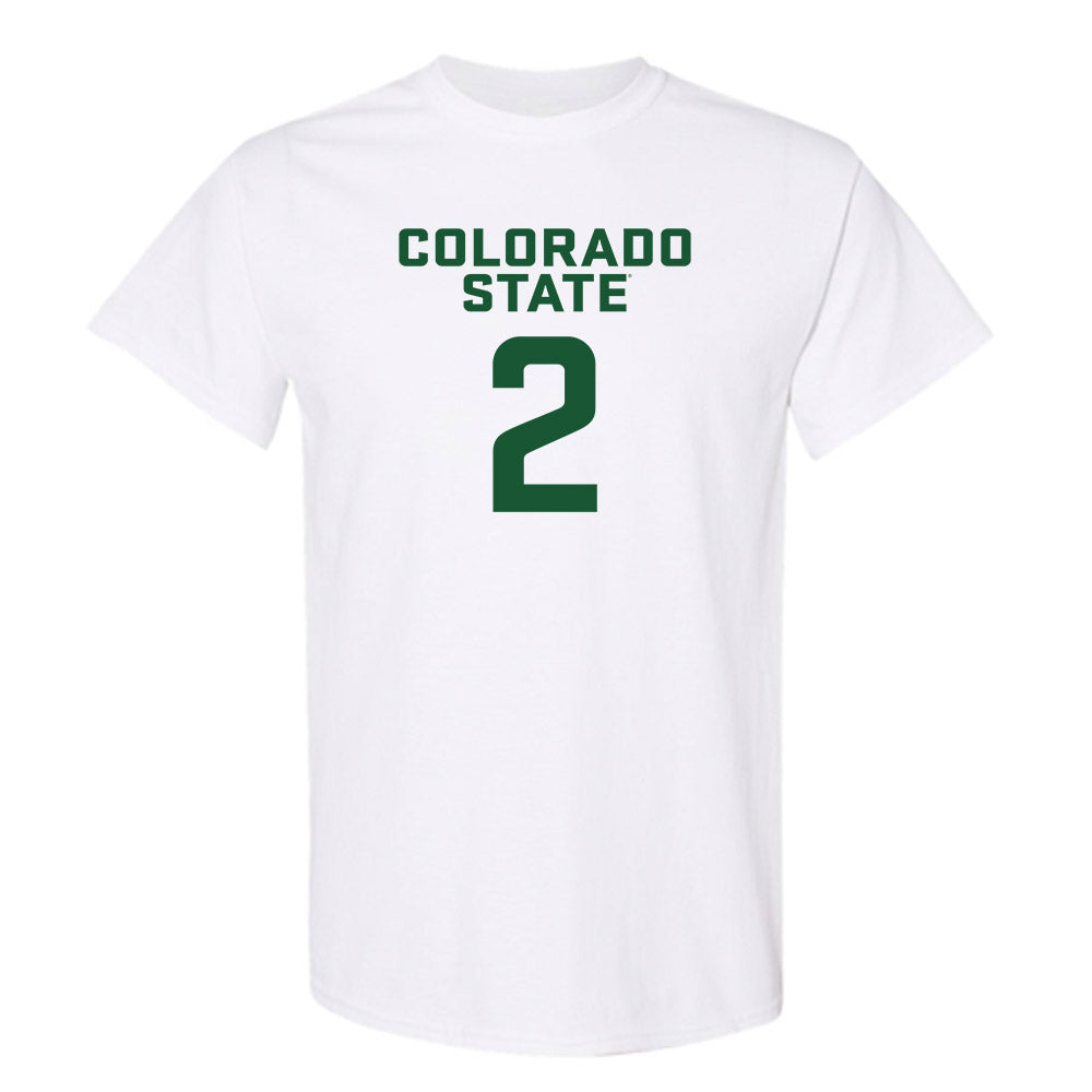 Colorado State - NCAA Men's Basketball : Pops Dunson - T-Shirt-0