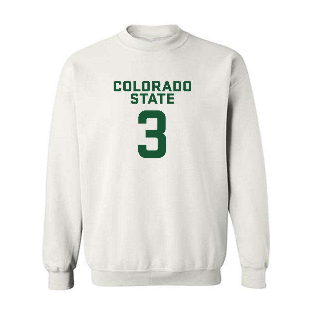 Colorado State - NCAA Women's Basketball : Elsie Larsen - Crewneck Sweatshirt-0