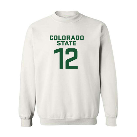 Colorado State - NCAA Women's Basketball : Kyla Hollier - Crewneck Sweatshirt-0