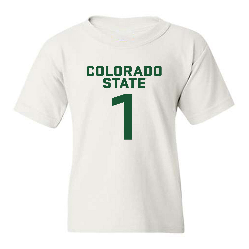 Colorado State - NCAA Women's Basketball : Camryn Runner - Youth T-Shirt-0