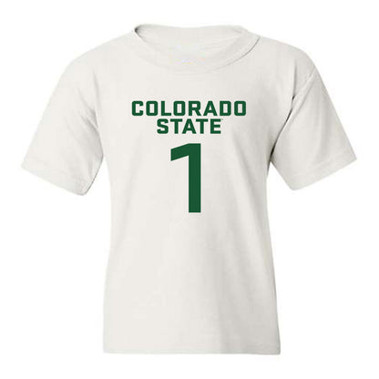 Colorado State - NCAA Women's Basketball : Camryn Runner - Youth T-Shirt-0