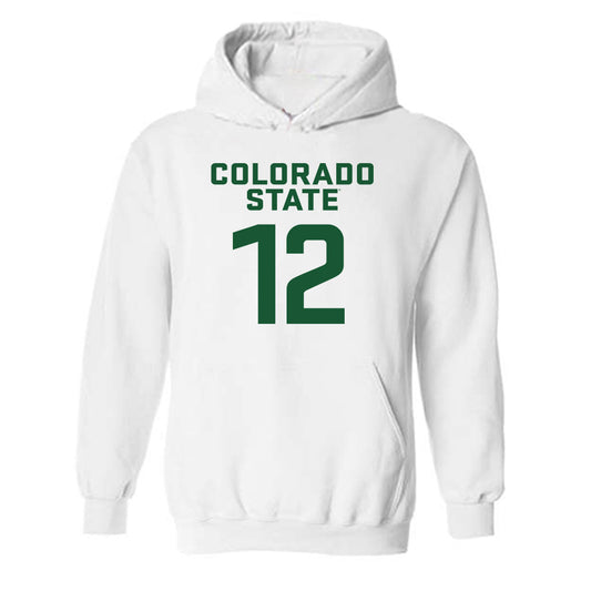 Colorado State - NCAA Women's Basketball : Kyla Hollier - Hooded Sweatshirt-0