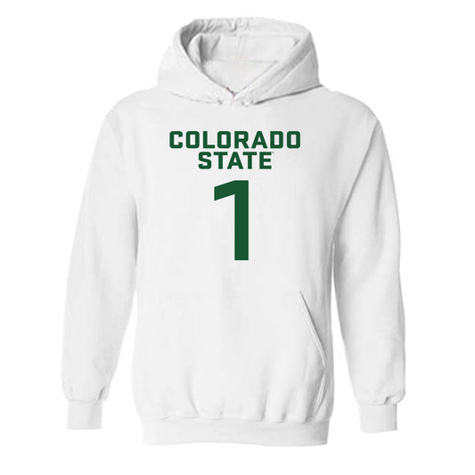 Colorado State - NCAA Women's Basketball : Camryn Runner - Hooded Sweatshirt-0