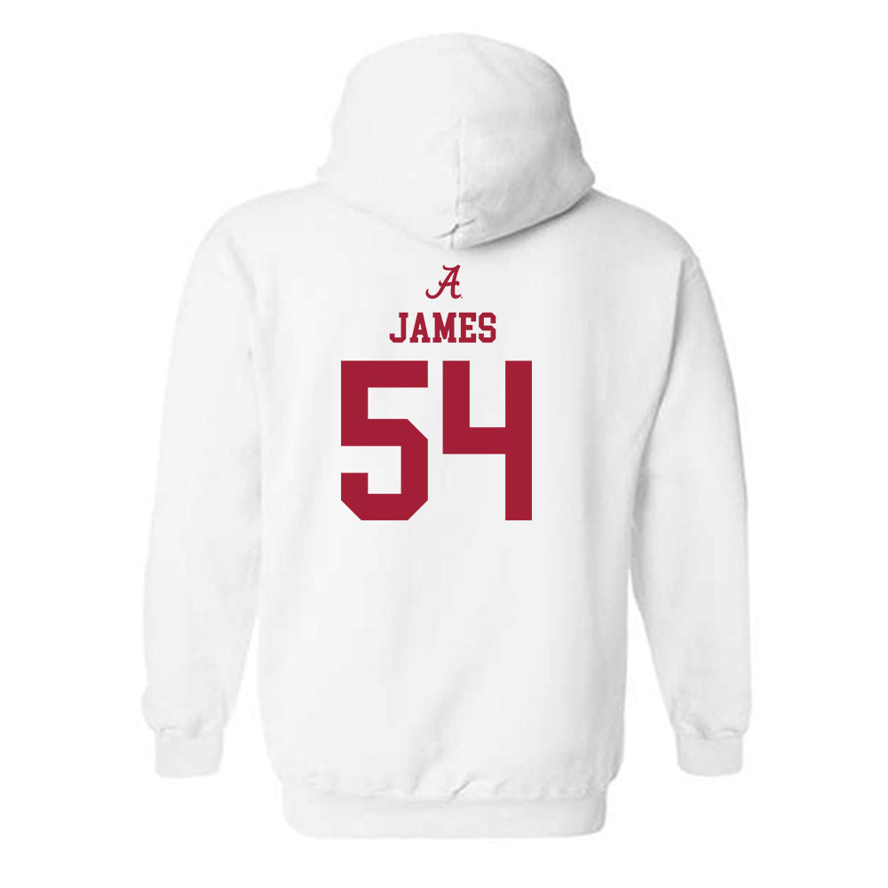 Alabama - NCAA Football : Jayvin James - Classic Shersey Hooded Sweatshirt-1