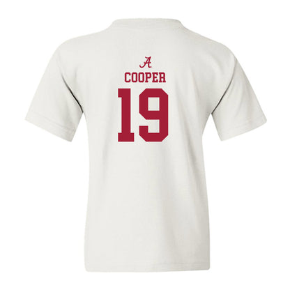 Alabama - NCAA Football : John Cooper - Classic Shersey Youth T-Shirt-1