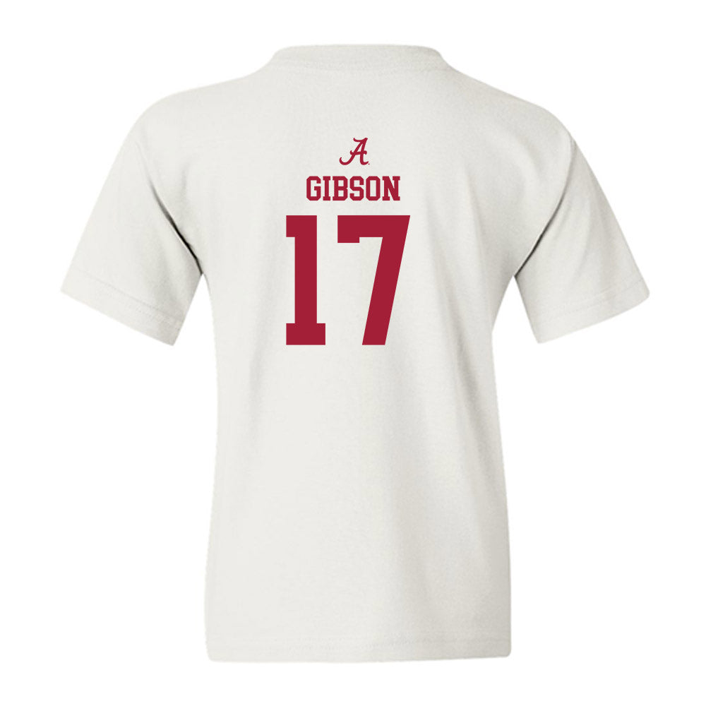 Alabama - NCAA Football : Zyan Gibson - Classic Shersey Youth T-Shirt-1