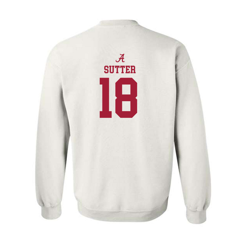 Alabama - NCAA Football : Mack Sutter - Classic Shersey Crewneck Sweatshirt-1