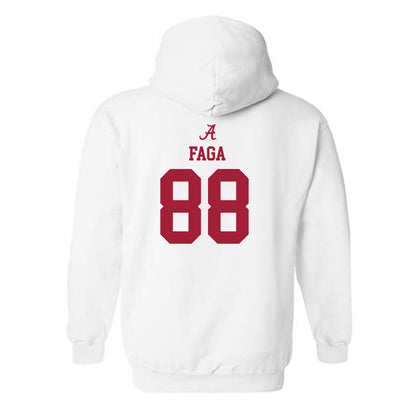 Alabama - NCAA Football : Isaia Faga - Classic Shersey Hooded Sweatshirt-1