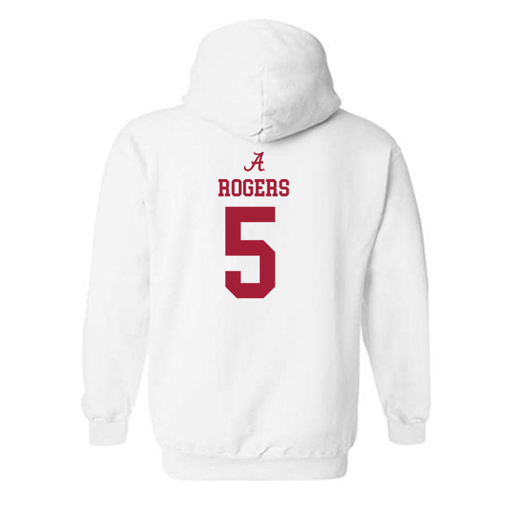 Alabama - NCAA Football : Noah Rogers - Classic Shersey Hooded Sweatshirt-1