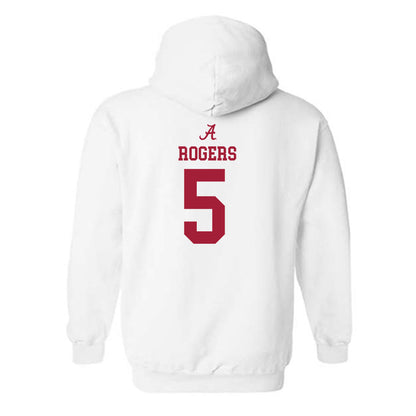 Alabama - NCAA Football : Noah Rogers - Classic Shersey Hooded Sweatshirt-1