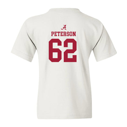Alabama - NCAA Football : Davis Peterson - Classic Shersey Youth T-Shirt-1