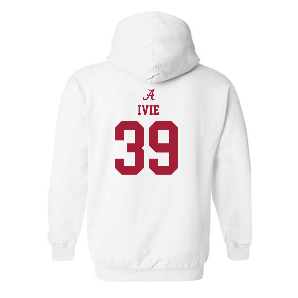 Alabama - NCAA Football : Jake Ivie - Classic Shersey Hooded Sweatshirt-1