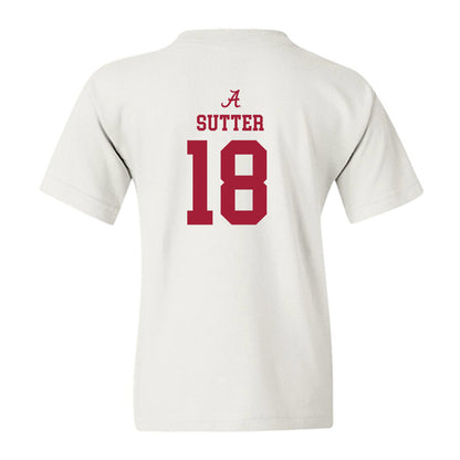 Alabama - NCAA Football : Mack Sutter - Classic Shersey Youth T-Shirt-1