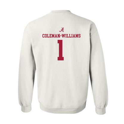 Alabama - NCAA Football : Ryan Coleman-Williams - Classic Shersey Crewneck Sweatshirt-1