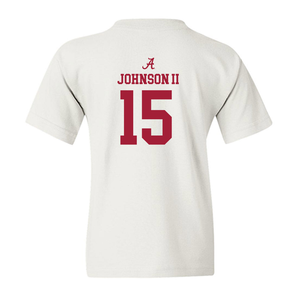 Alabama - NCAA Football : Duke Johnson II - Classic Shersey Youth T-Shirt-1