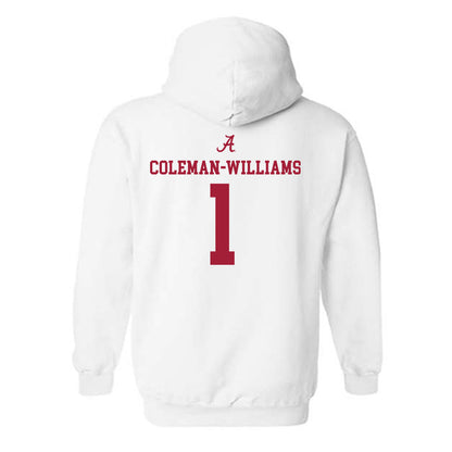 Alabama - NCAA Football : Ryan Coleman-Williams - Classic Shersey Hooded Sweatshirt-1