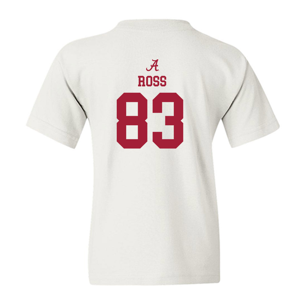 Alabama - NCAA Football : Warner Ross - Classic Shersey Youth T-Shirt-1
