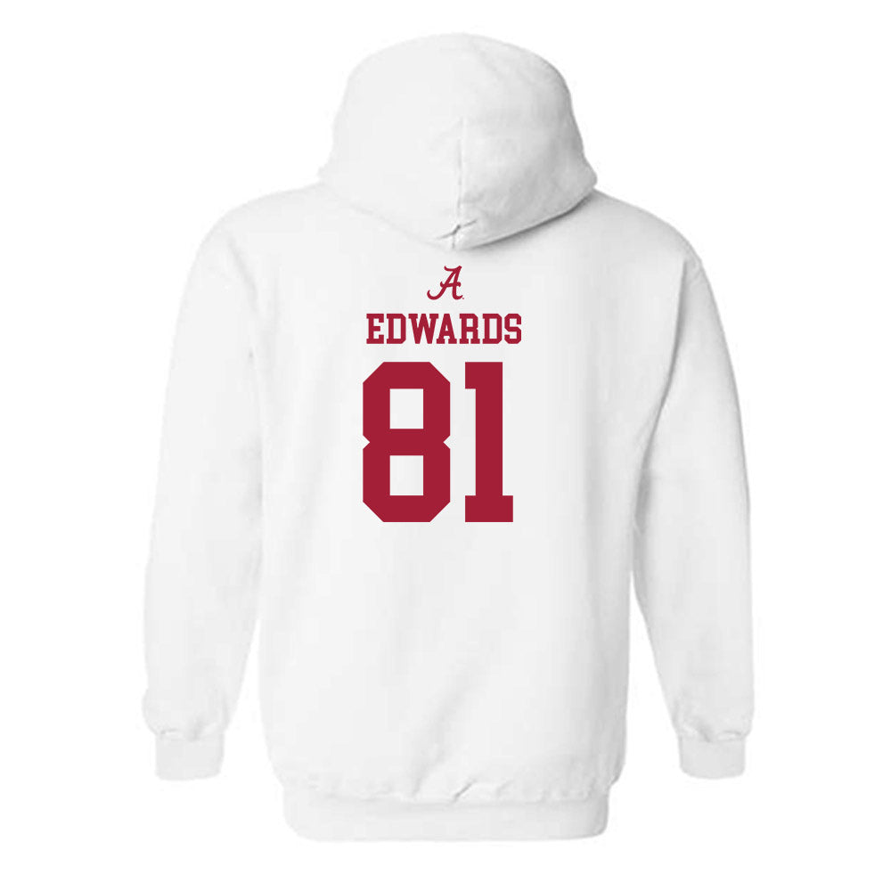 Alabama - NCAA Football : Kaleb Edwards - Classic Shersey Hooded Sweatshirt-1