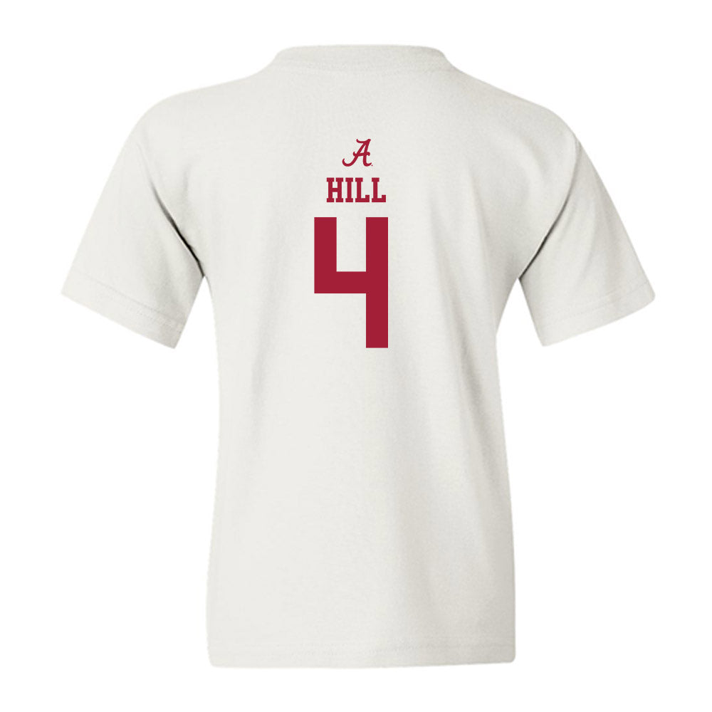 Alabama - NCAA Football : Daniel Hill - Classic Shersey Youth T-Shirt-1