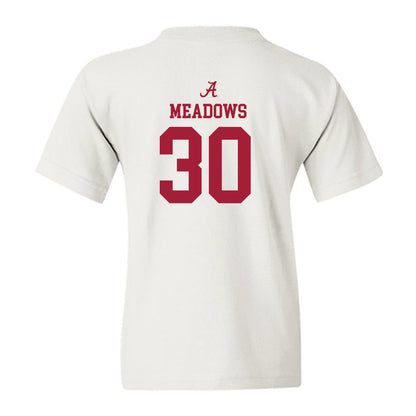 Alabama - NCAA Football : Derek Meadows - Classic Shersey Youth T-Shirt-1