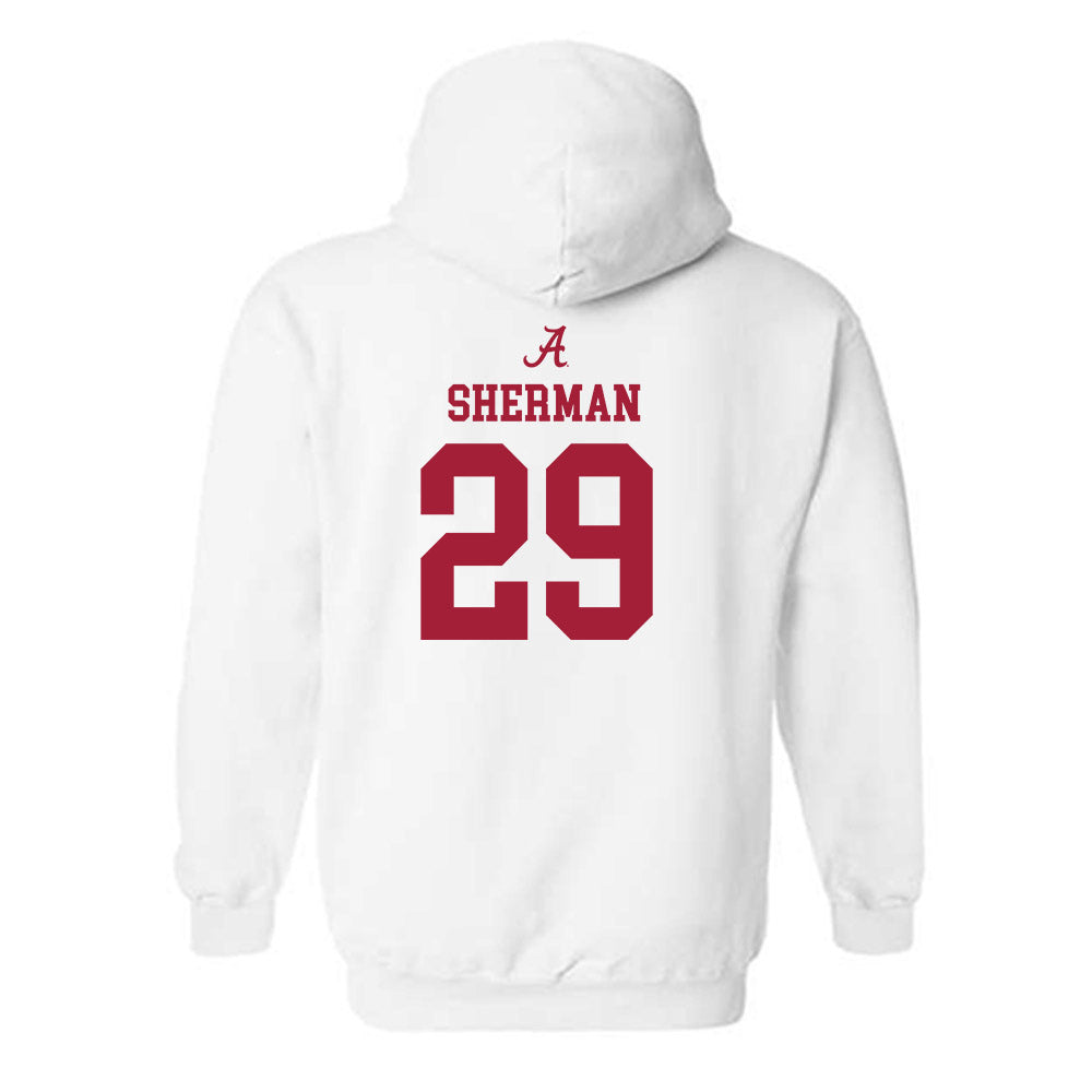 Alabama - NCAA Football : Nick Sherman - Classic Shersey Hooded Sweatshirt-1