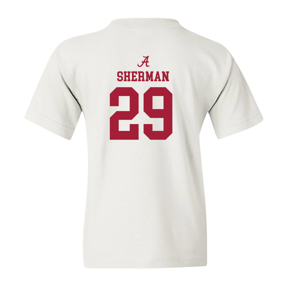 Alabama - NCAA Football : Nick Sherman - Classic Shersey Youth T-Shirt-1