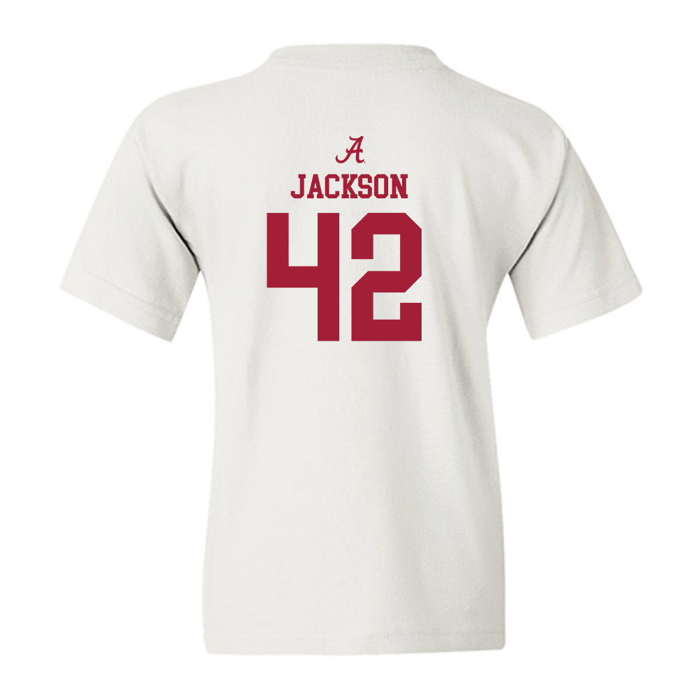 Alabama - NCAA Football : Ben Jackson - Classic Shersey Youth T-Shirt-1