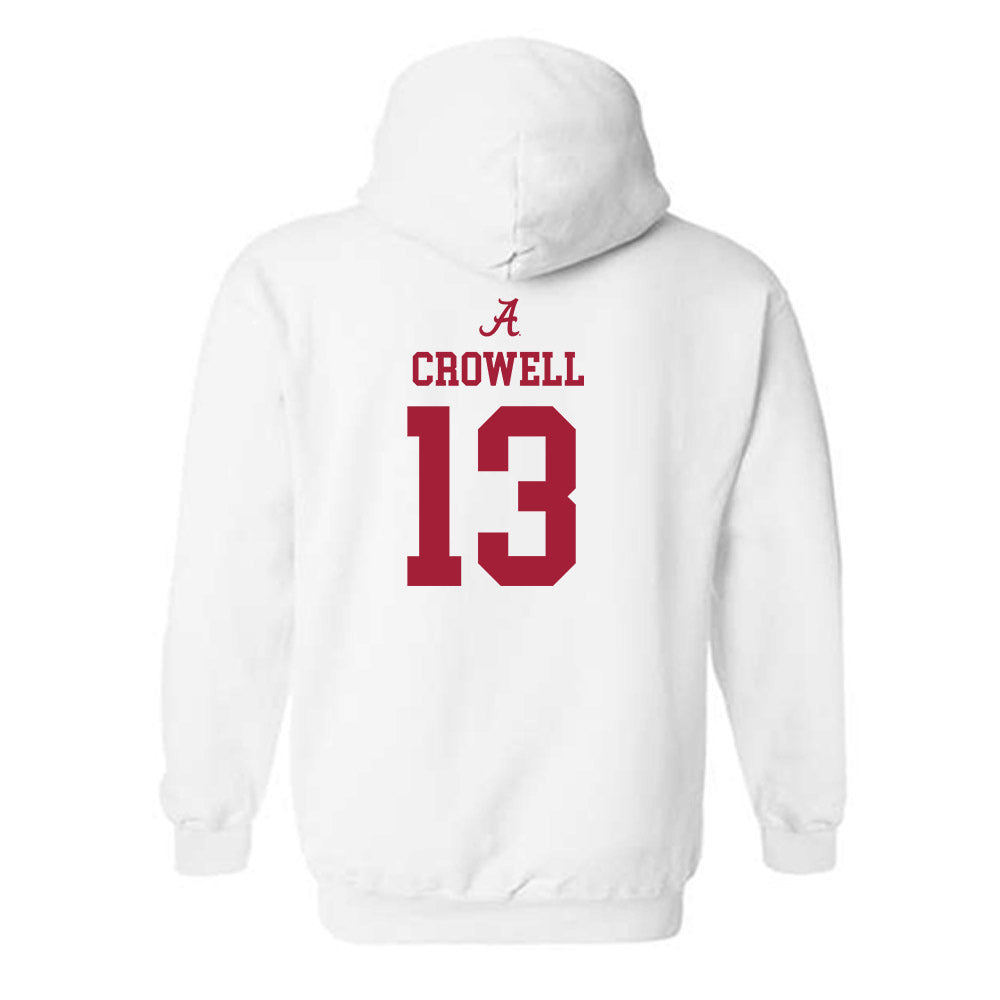Alabama - NCAA Football : EJ Crowell - Classic Shersey Hooded Sweatshirt-1