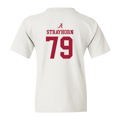 Alabama - NCAA Football : Kaden Strayhorn - Classic Shersey Youth T-Shirt-1